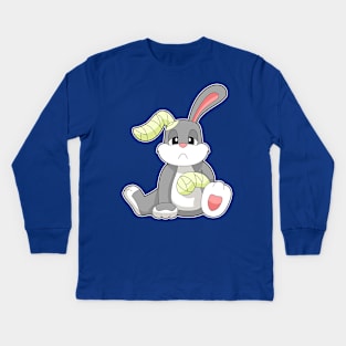 Rabbit Bandage Kids Long Sleeve T-Shirt